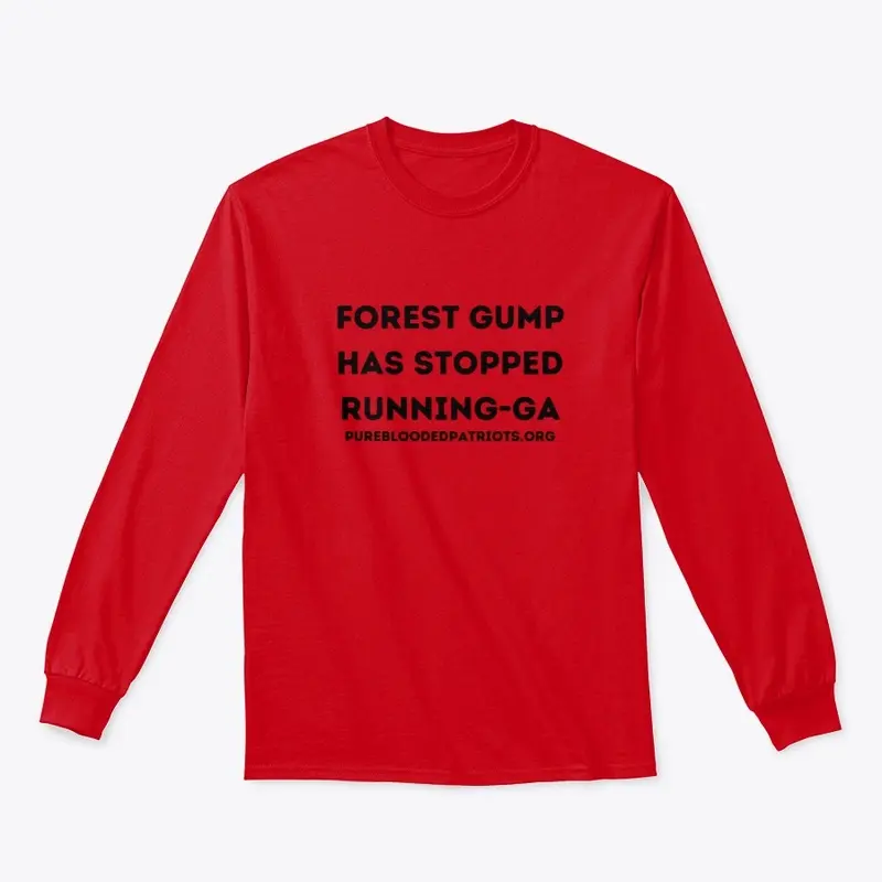 FOREST GUMP HAS STOPPED RUNNING